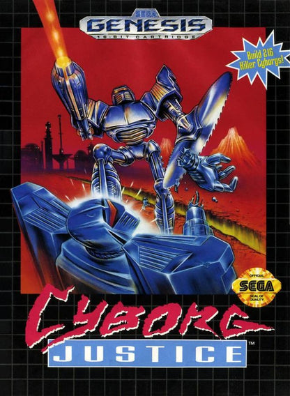 Cyborg Justice cover art for Sega Genesis (GEN) video game