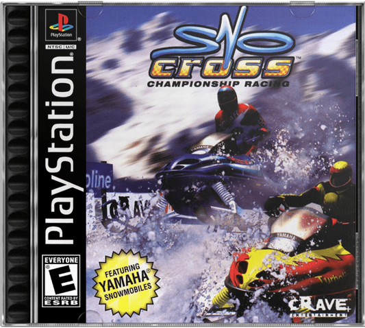 Sno-Cross Championship Racing cover art for PlayStation 1 (PS1) video game