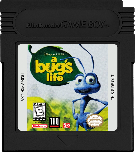 A Bugs Life cartridge for Game Boy Color GBC video game