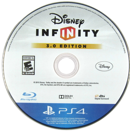 Disney Infinity 3.0 – PlayStation 4 (PS4) video game disc, action-adventure sandbox by Avalanche Software