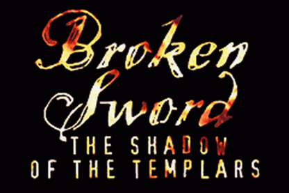 Game Boy Advance Broken Sword Shadow of the Templars adventure game start menu