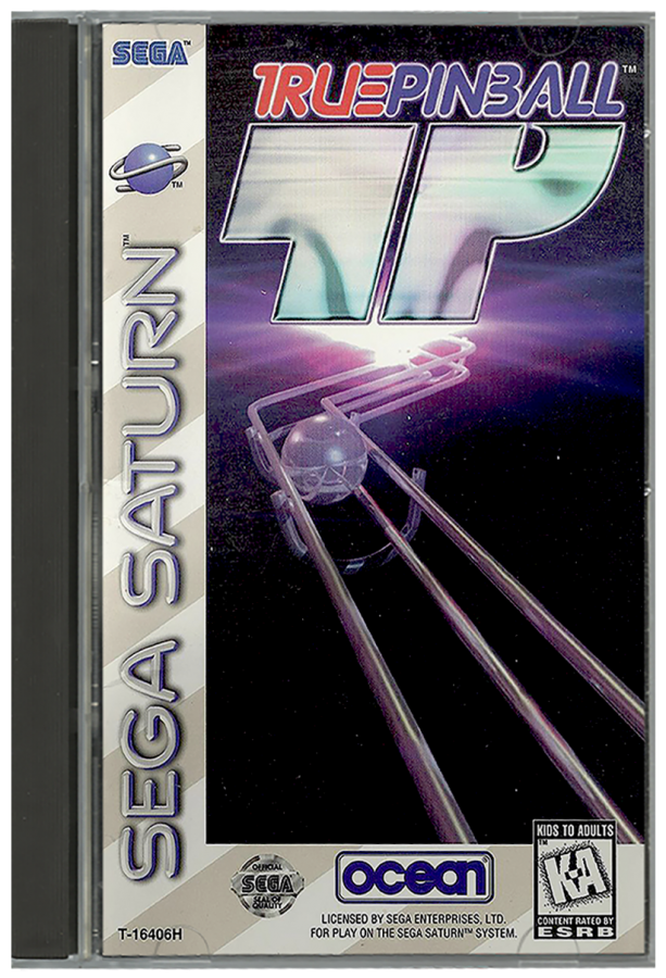 True Pinball cover art for Sega Saturn (SS) video game