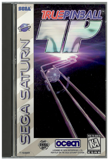 True Pinball cover art for Sega Saturn (SS) video game