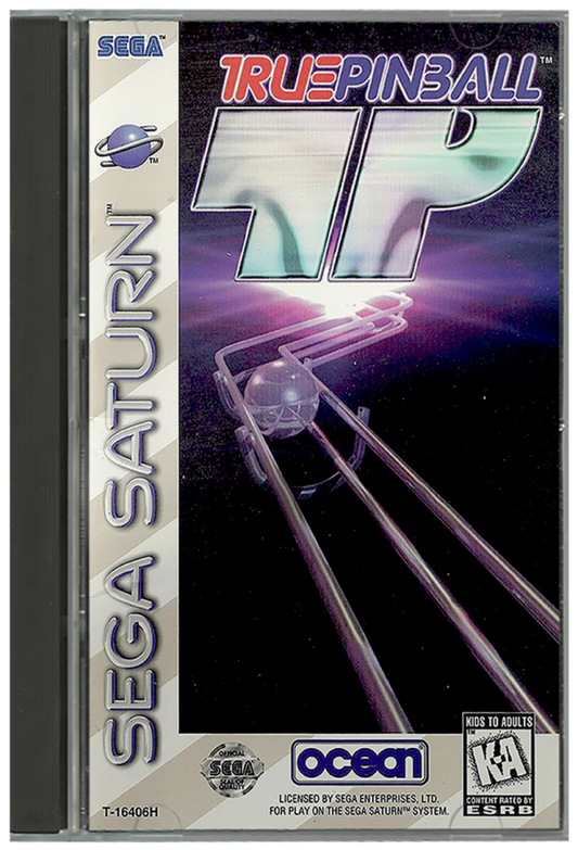 True Pinball cover art for Sega Saturn (SS) video game