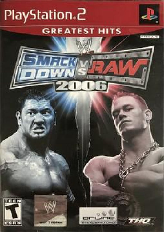 WWE SmackDown vs. Raw 2006 [Greatest Hits] – cover art for PlayStation Portable (PSP) professional wrestling fighting game