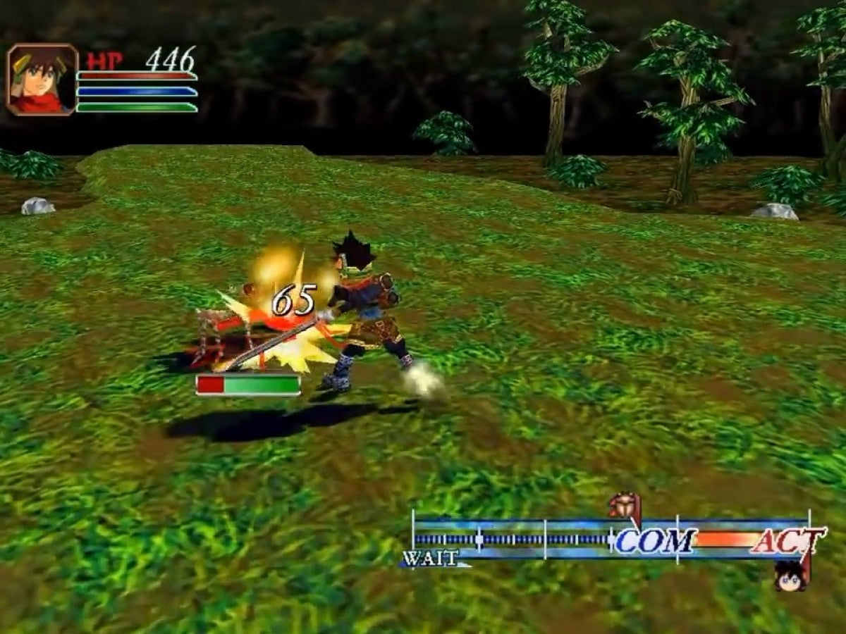 Grandia II PS2 PlayStation 2 JRPG role playing game retro video game gameplay 