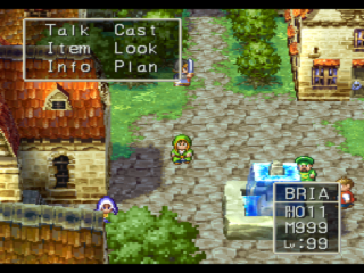 Dragon Warrior VII retro fantasy role-playing RPG game for PlayStation 1 (PS1) gameplay