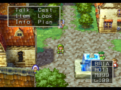 Dragon Warrior VII retro fantasy role-playing RPG game for PlayStation 1 (PS1) gameplay