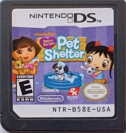 Dora & Kai-Lan's Pet Shelter – Nintendo DS: Care for pets, complete fun shelter tasks, and explore interactive adventures with Dora and Kai-Lan cartridge
