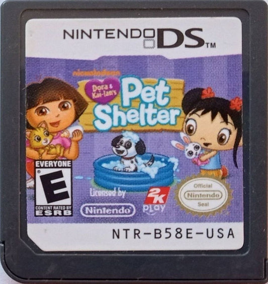 Dora & Kai-Lan's Pet Shelter – Nintendo DS: Care for pets, complete fun shelter tasks, and explore interactive adventures with Dora and Kai-Lan cartridge