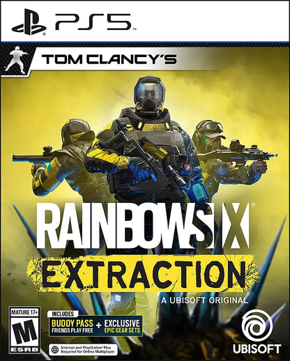 Tom Clancy's Rainbow Six Extraction cover art for PlayStation 5 (PS5) video game
