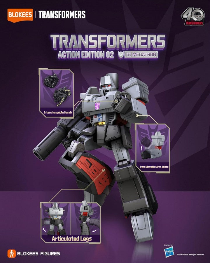 Blokees Transformers 8 inch Action Edition 02 G1 Megatron model kit