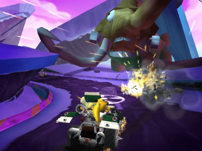 Crash Tag Team Racing gameplay art for Xbox (XBOX) video game