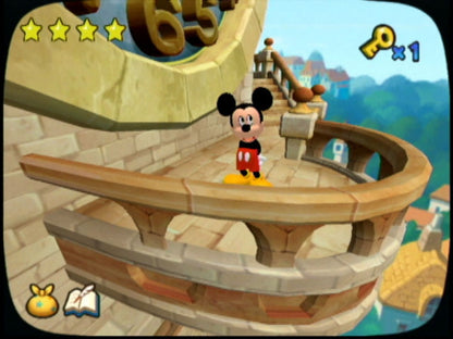Gameplay for Disney’s Magical Mirror Starring Mickey Mouse GameCube game featuring family-friendly adventure gameplay and interactive storybook puzzles