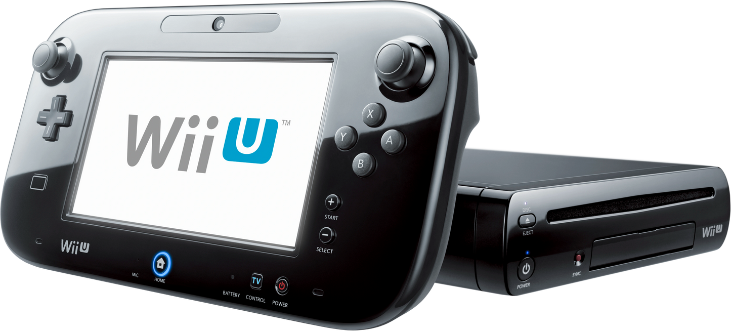 Wii U console black Nintendo Wii U system