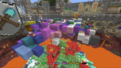 Minecraft PlayStation 4 Edition retro PlayStation 4 video game featuring sandbox building, survival crafting, open world exploration and multiplayer creative gameplay