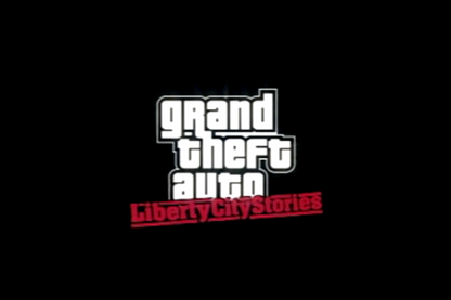 Grand Theft Auto: Liberty City Stories title screen for PlayStation 2 (PS2) video game