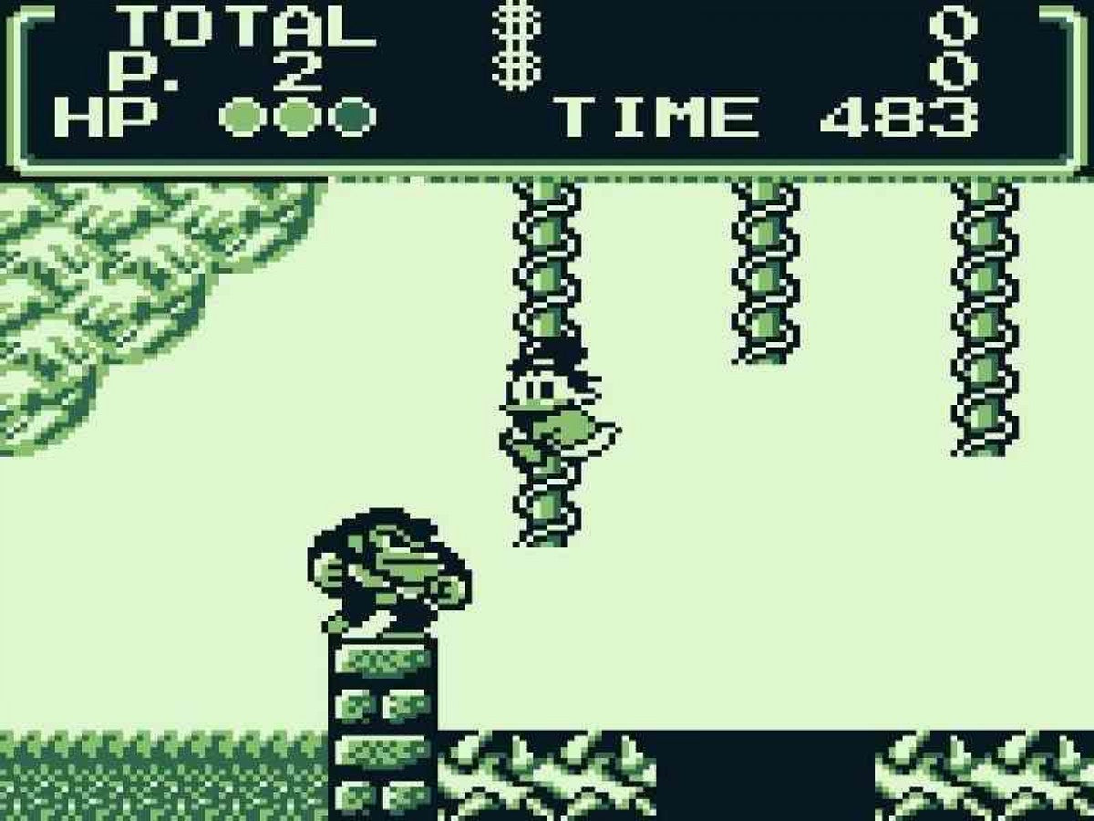 Duck Tales Game Boy Disney platformer action video game Scrooge McDuck treasure hunting pogo jump cane bounce Capcom NES port handheld retro classic 8-bit gameplay screenshot