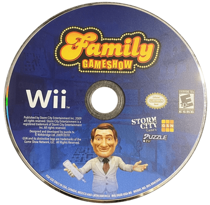Family Game Show disc art for Nintendo Wii (Wii) video game