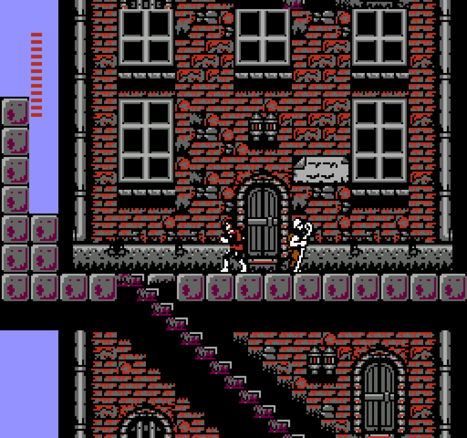 Castlevania II: Simon's Quest – Nintendo Entertainment System (NES) Gameplay Art for this Nes Game