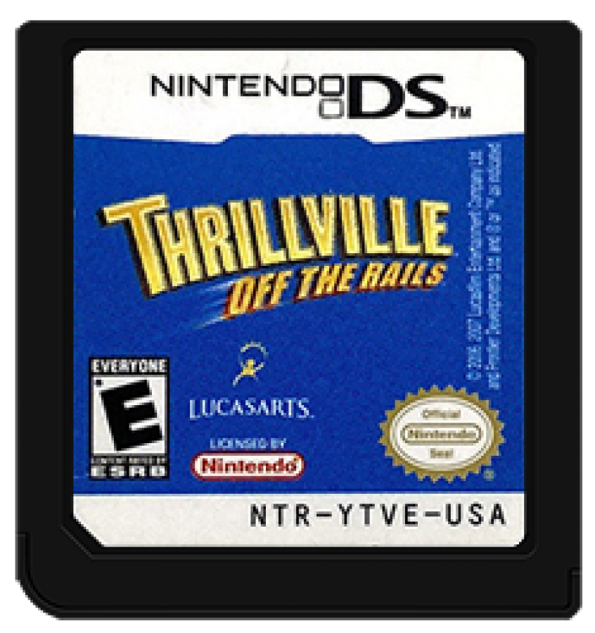 Thrillville: Off the Rails cartridge for Nintendo DS (DS) theme park simulation video game