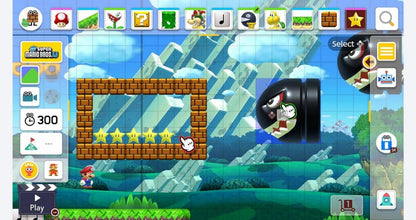 Super Mario Maker 2 gameplay image for Nintendo Switch NS video game