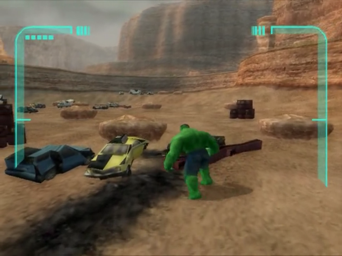 The Incredible Hulk Ultimate Destruction featuring open world superhero action and massive environmental destruction gameplay screenshot