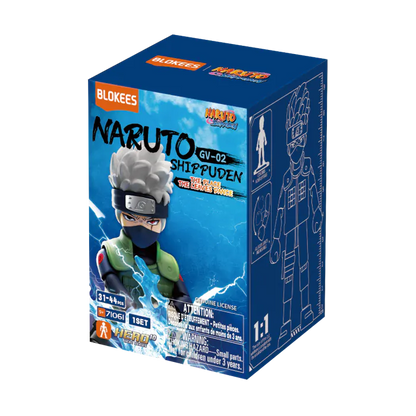 Blokees Naruto Galaxy Version The Place the Leaves Dance blind box collectible series inspired design featuring buildable anime character figures aesthetic mystery box assortment Hidden Leaf Village themed designs detailed ninja inspired mini models colorful collectibles dynamic action poses and display presentation