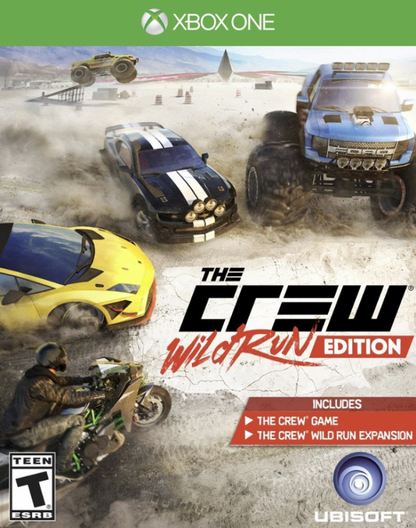 The Crew [Wild Run Edition] – Xbox One (XONE) cover art for open-world racing video game