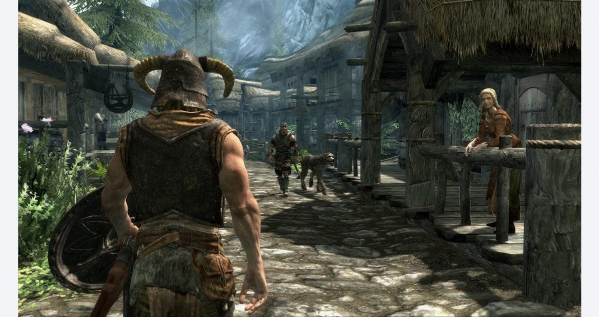 The Elder Scrolls V Skyrim gameplay image for Nintendo Switch NS video game