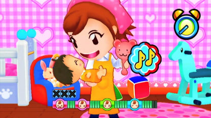 Babysitting Mama gameplay art for Nintendo Wii (Wii) video game