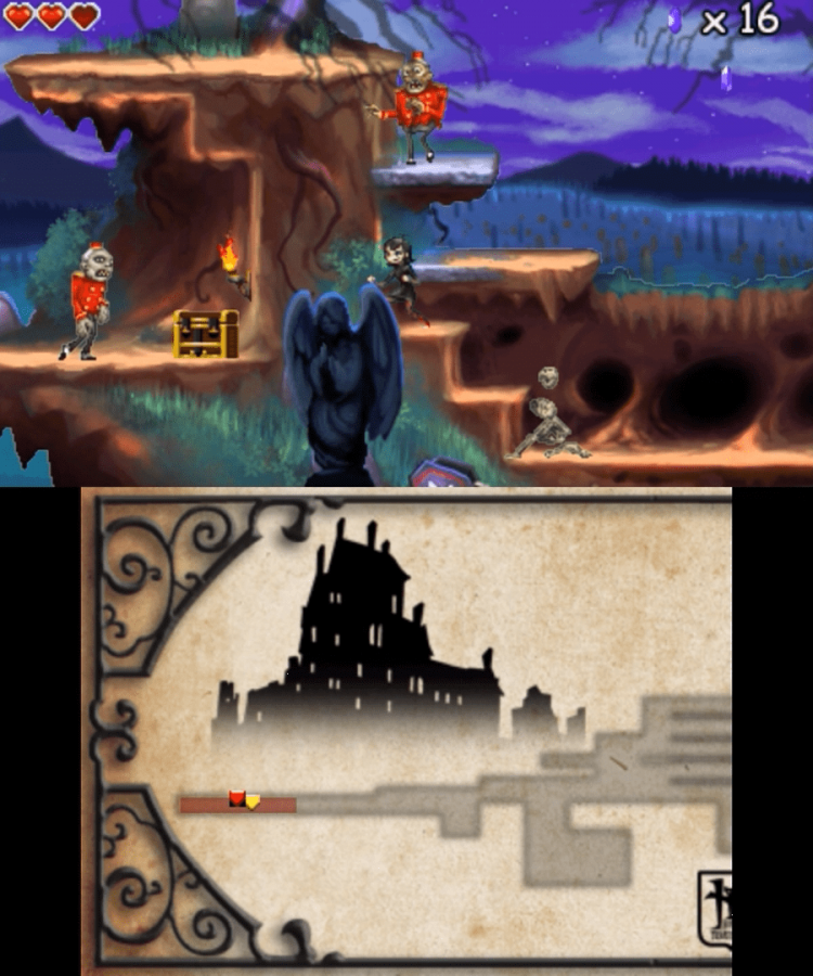 Hotel Transylvania gameplay for Nintendo 3DS (3DS) action platformer video game