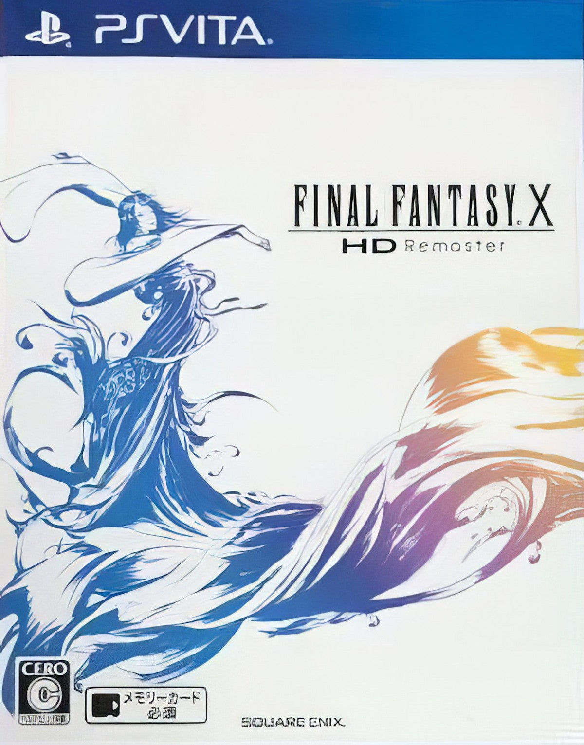 Final Fantasy X HD Remaster PlayStation Vita PS Vita video game featuring role playing gameplay Tidus and Yuna characters Spira world exploration turn based combat iconic summons character development story driven adventure enhanced HD graphics and classic PlayStation handheld gaming retro video game collection collectible gaming appeal front cover art