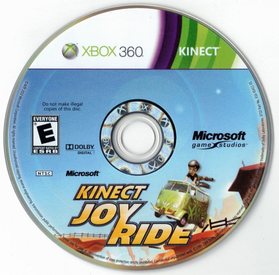 Kinect: Joy Ride disc for Xbox 360 (X360) motion-controlled kart racing video game