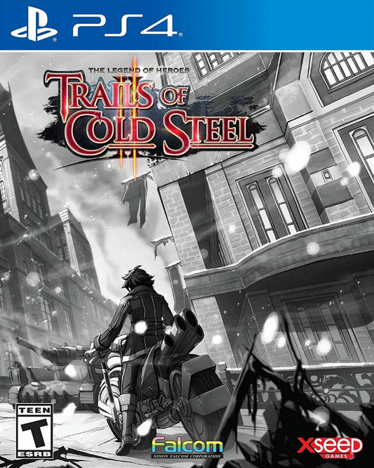 The Legend of Heroes Trails of Cold Steel II PS4 game featuring deep JRPG storytelling, turn-based combat, and an expanded epic fantasy adventure front cover