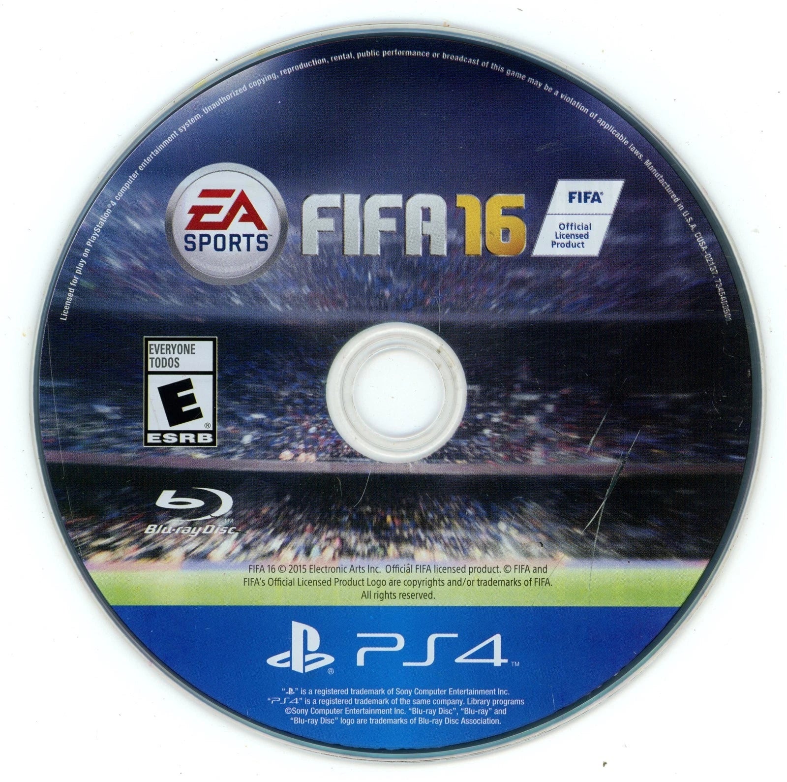 FIFA 16 – PlayStation 4 (PS4) video game disc, realistic soccer simulation by EA Sports