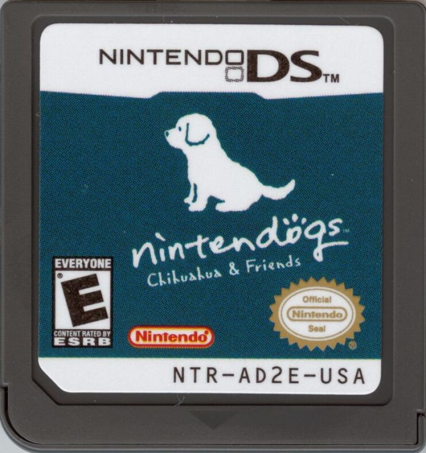 Nintendogs: Chihuahua and Friends cartridge art for Nintendo DS (DS) video game