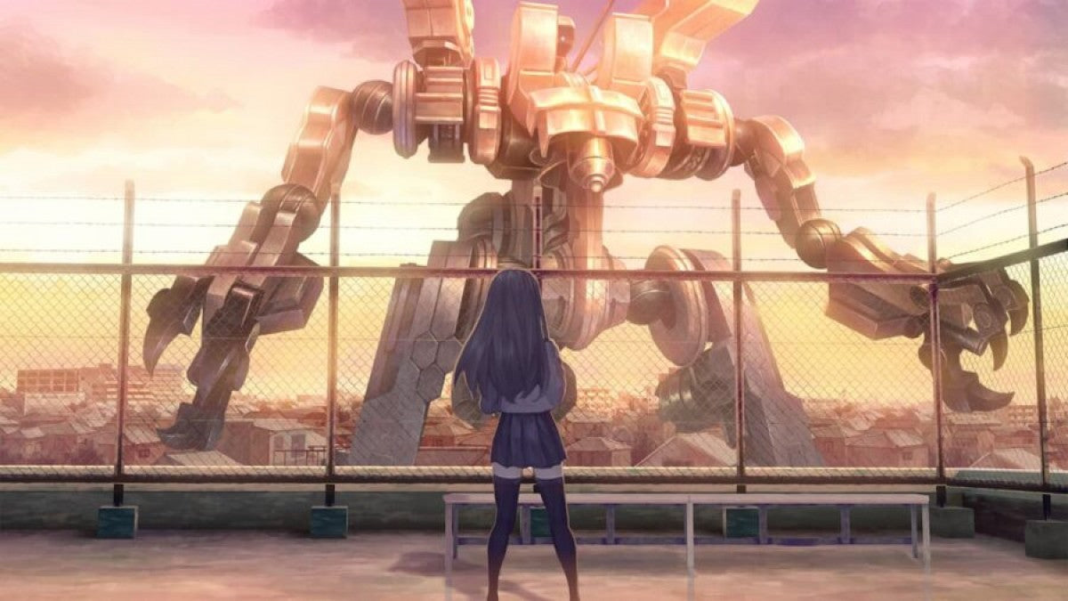 13 Sentinels Aegis Rim Nintendo Switch inspired design featuring sci fi narrative adventure aesthetic interwoven character stories giant mecha battles strategic combat visual novel storytelling time spanning mystery alien invasion themes and cinematic presentation gameplay