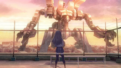 13 Sentinels Aegis Rim Nintendo Switch inspired design featuring sci fi narrative adventure aesthetic interwoven character stories giant mecha battles strategic combat visual novel storytelling time spanning mystery alien invasion themes and cinematic presentation gameplay