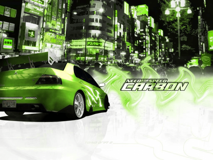 Need for Speed: Carbon title screen for Xbox (XBOX) video game