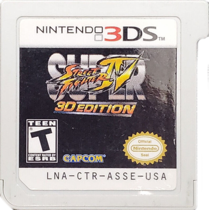 Super Street Fighter IV [3D Edition] cartridge for Nintendo 3DS (3DS) fighting video game