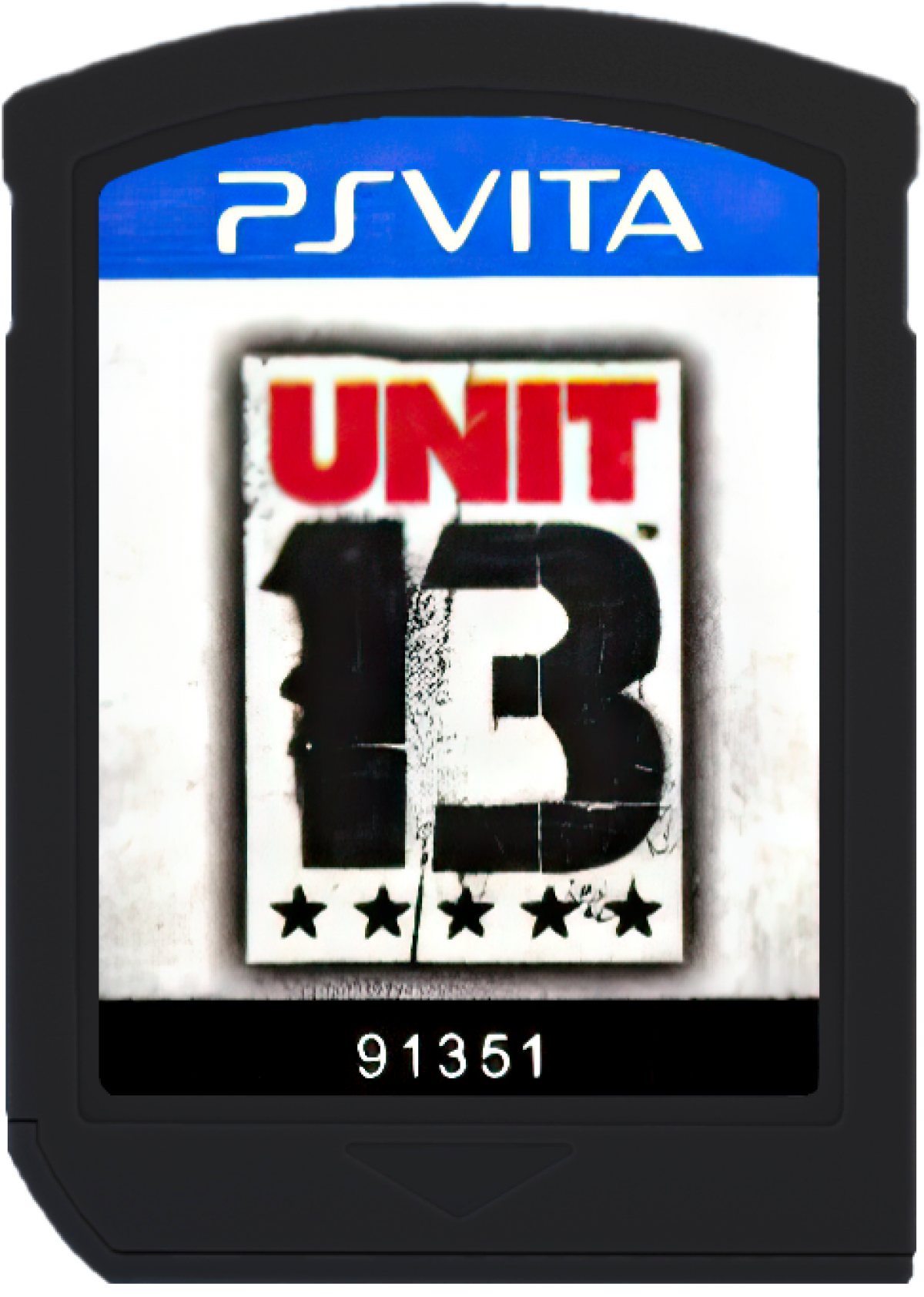 Unit 13 game for the PlayStation Vita featuring third person tactical shooter gameplay with mission based objectives cover mechanics stealth and action focused scenarios as an elite special operations unit completing high risk assignments around the world cartridge