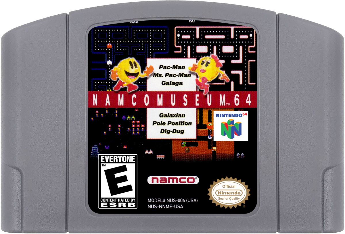 Namco Museum 64 cartridge for Nintendo 64 N64 video game
