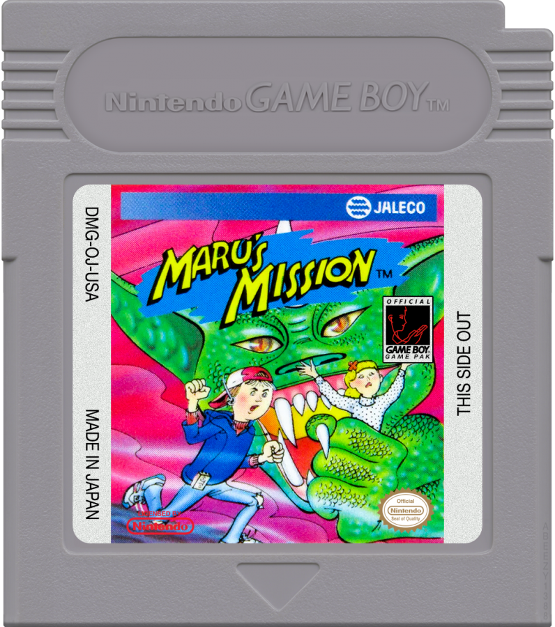 M.U.S.H.A. (Maru’s Mission) Game Boy shoot ’em up video game cartridge