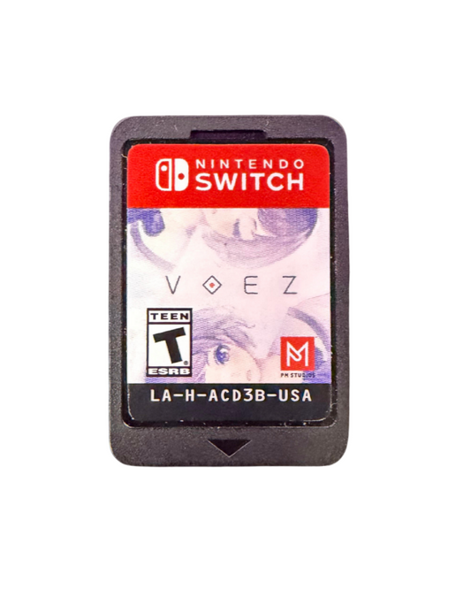 Voez cartridge art for the Nintendo Switch (NS) video game