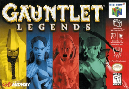 Gauntlet Legends – Nintendo 64 (N64) Front Cover Art Box for Nintendo 64 game