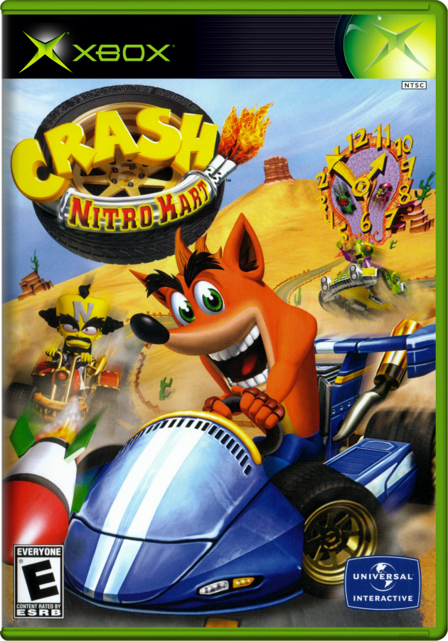 Crash Nitro Kart cover art for Xbox (XBOX) video game