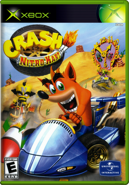 Crash Nitro Kart cover art for Xbox (XBOX) video game