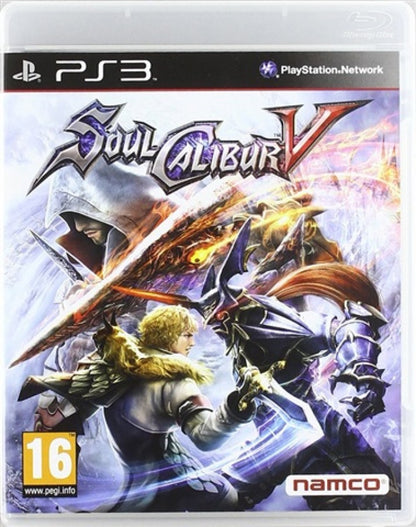 SoulCalibur V cover art for PlayStation 3 (PS3) fighting video game