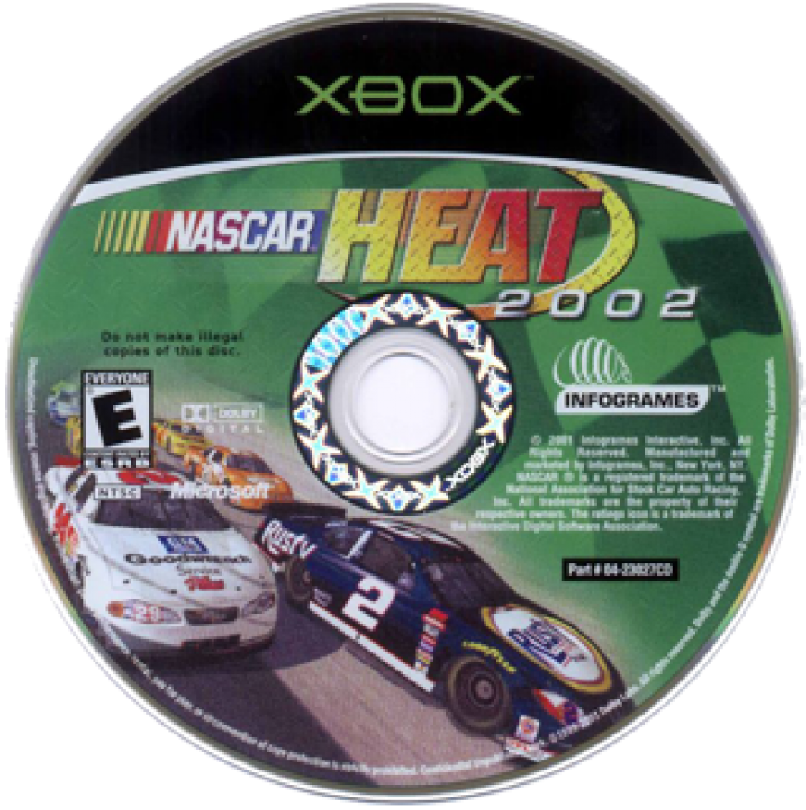 NASCAR Heat 2002 disc for Xbox (XBOX) video game